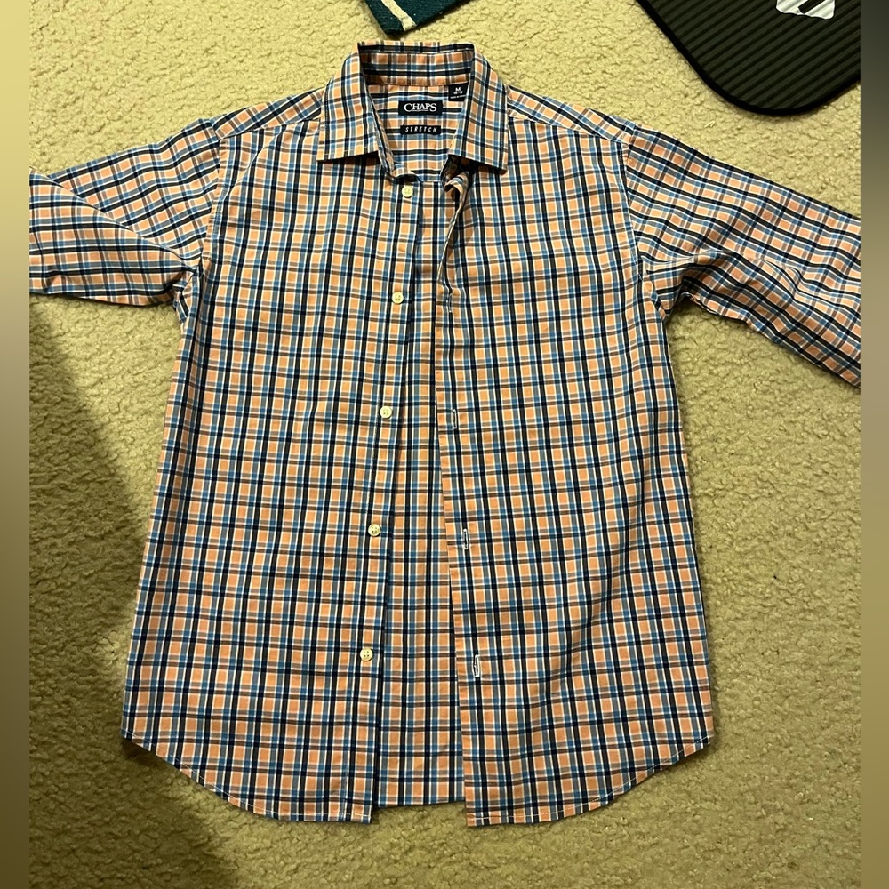 Boys plaid button down